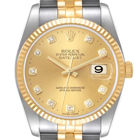 rolex datejust mens yellow gold